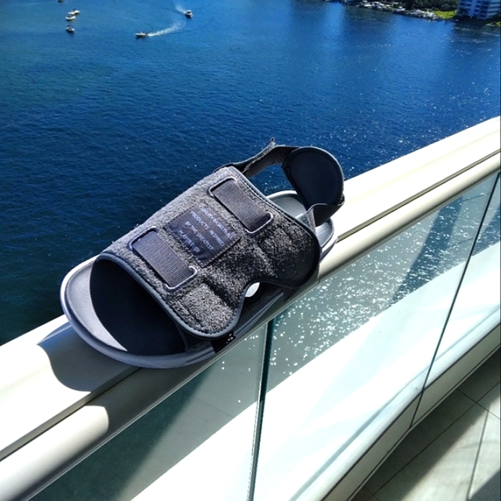 Nike Air Jordan Retro 23 LS slides Sandals Winter Grey DJ9857-002 Cool Grey - Picture 9 of 9